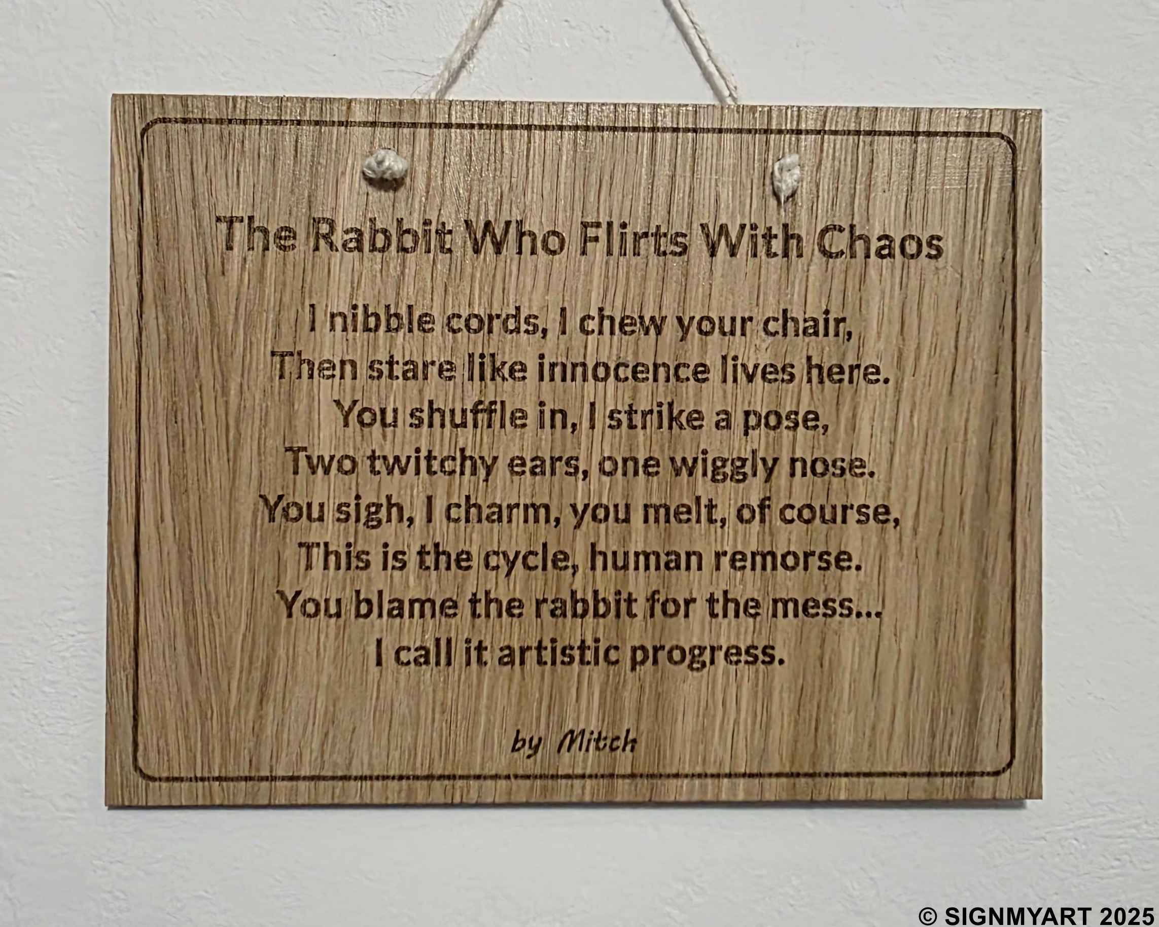 The Rabbit Who Flirts With Chaos