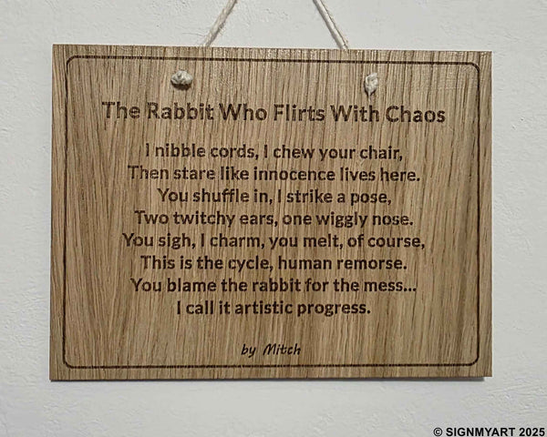 The Rabbit Who Flirts With Chaos