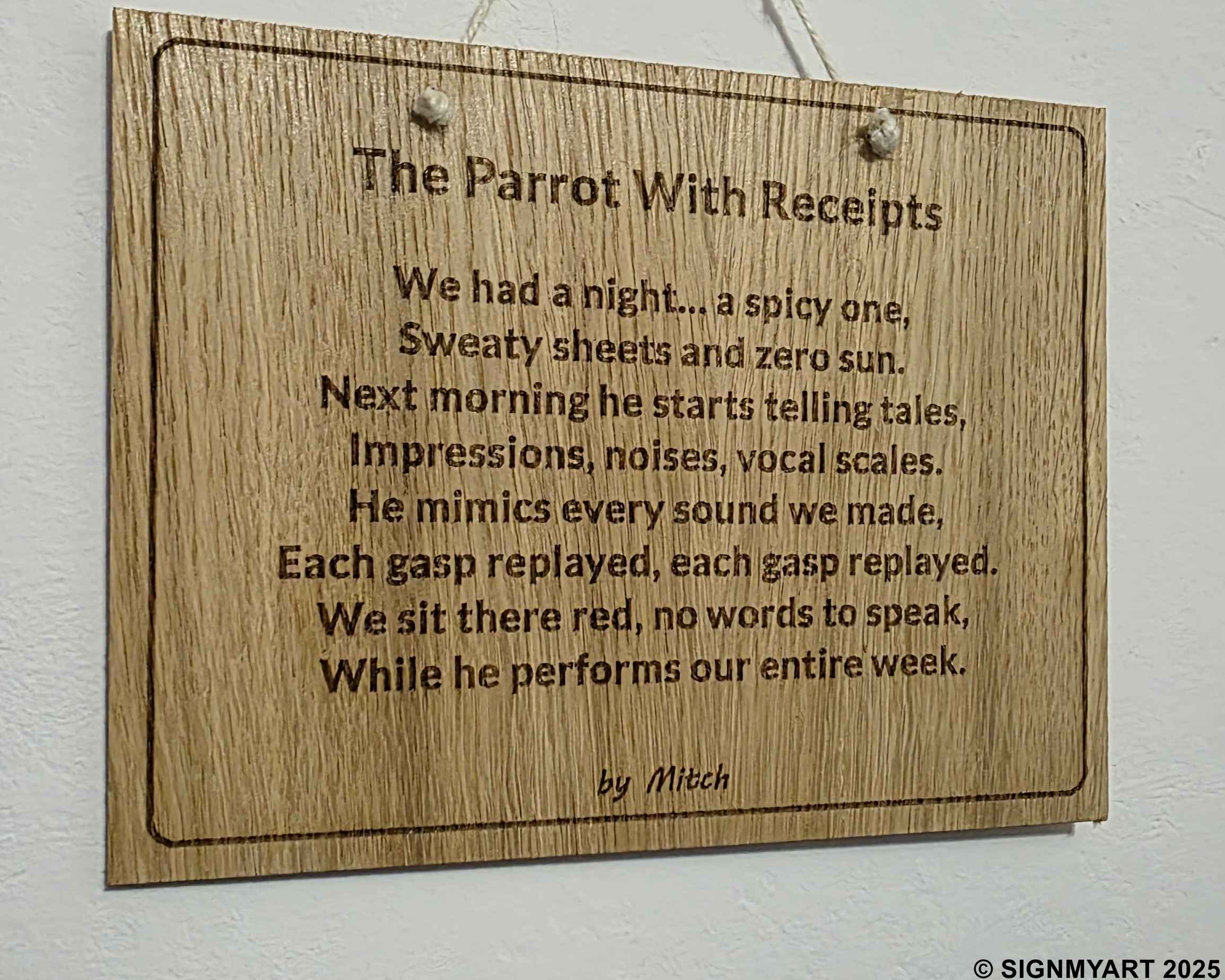 The Parrot With Receipts