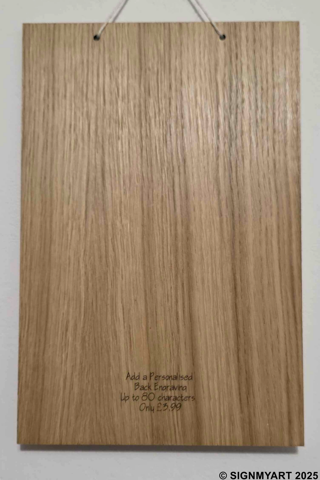 Add-on Personalised Engraving (Up to 80 Characters) poem